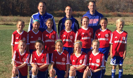 Girls U10 Red Are PAGS First Place Champs!